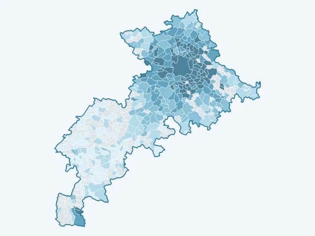 Carte des prix de l'immobilier dans la Haute-Garonne (31)