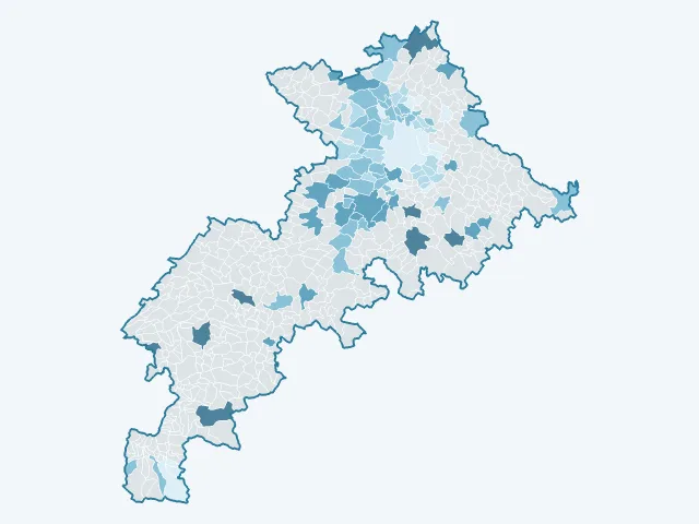 Carte du rendement locatif dans la Haute-Garonne (31)
