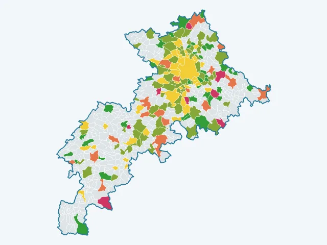 Carte du sentiment de sécurité dans la Haute-Garonne (31)