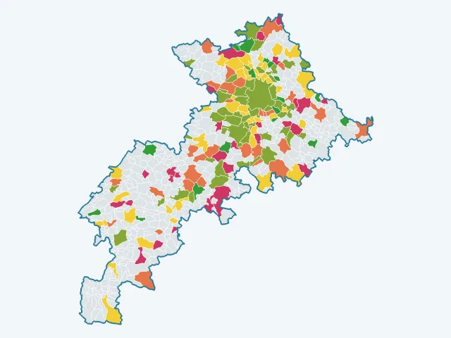 Carte de la vie pratique dans la Haute-Garonne (31)