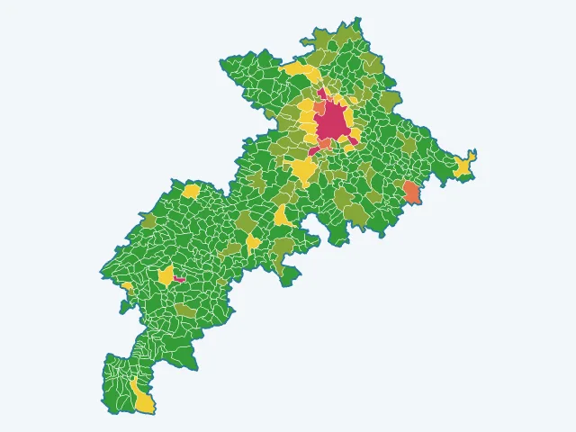 Carte des vols et dégradations dans la Haute-Garonne (31)