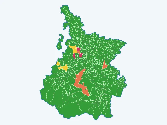 Carte des cambriolages dans les Hautes-Pyrénées (65)