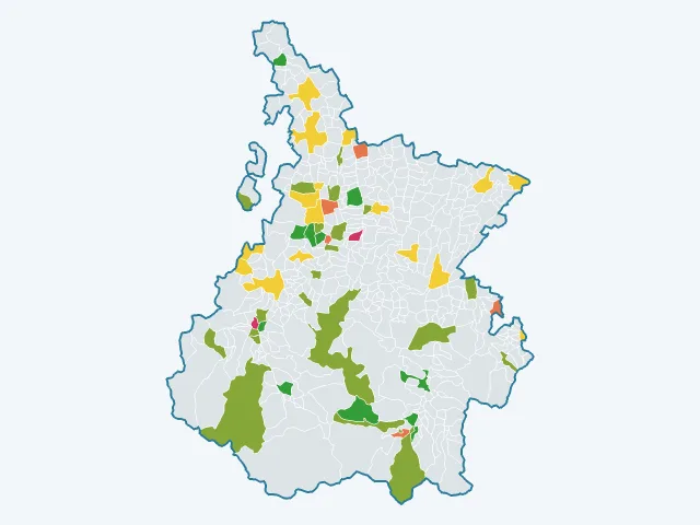 Carte de la satisfaction des habitants dans les Hautes-Pyrénées (65)