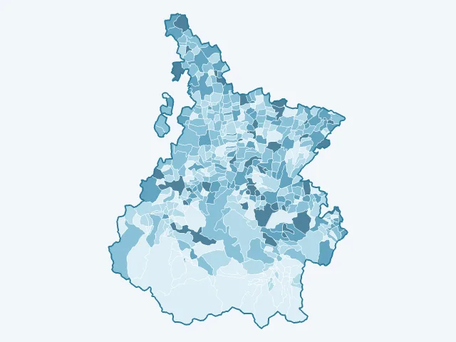 Carte des logements vacants dans les Hautes-Pyrénées (65)