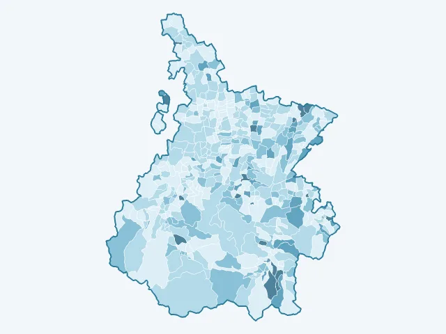 Carte du vote Anne Hidalgo dans les Hautes-Pyrénées (65)