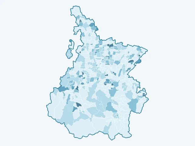 Carte du vote Nicolas Dupont-Aignan dans les Hautes-Pyrénées (65)