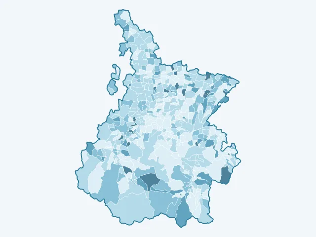 Carte du vote Valérie Pécresse dans les Hautes-Pyrénées (65)