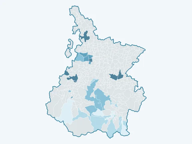 Carte du rendement locatif dans les Hautes-Pyrénées (65)
