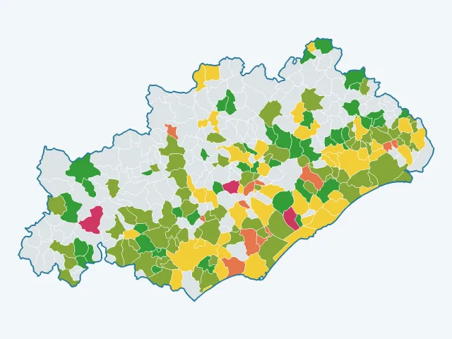 Carte de l'environnement dans l'Hérault (34)
