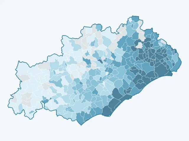 Carte des prix de l'immobilier dans l'Hérault (34)