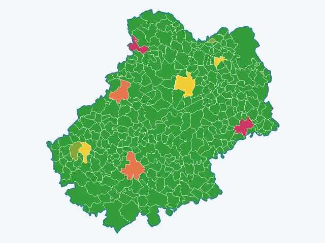 Carte des agressions physiques et sexuelles dans le Lot (46)