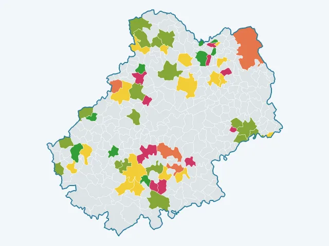 Carte de l'éducation et de la culture dans le Lot (46)