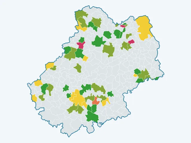 Carte de l'environnement dans le Lot (46)