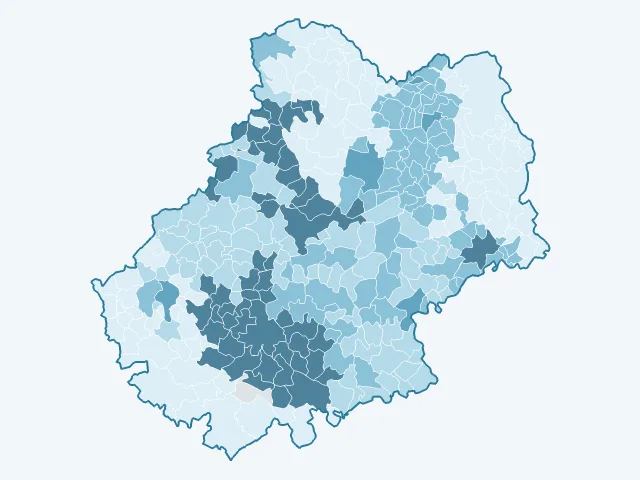 Carte des loyers dans le Lot (46)