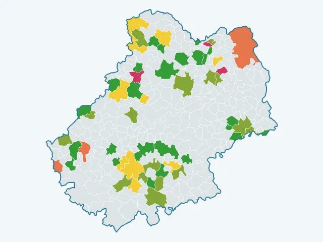 Carte du sentiment de sécurité dans le Lot (46)