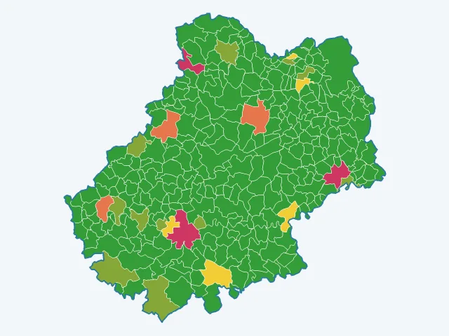 Carte des vols et dégradations dans le Lot (46)