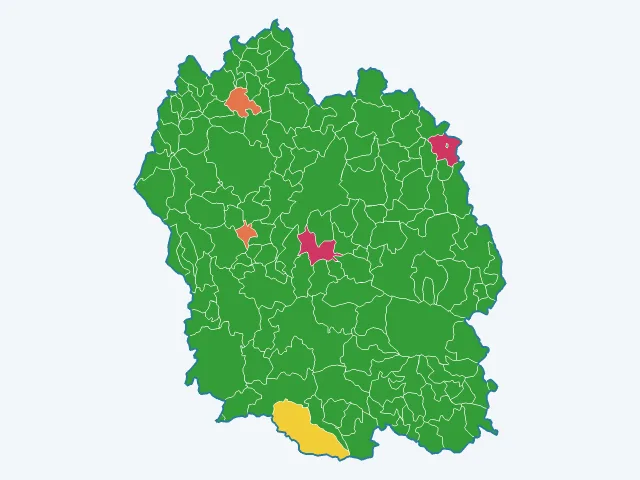 Carte des agressions physiques et sexuelles dans la Lozère (48)