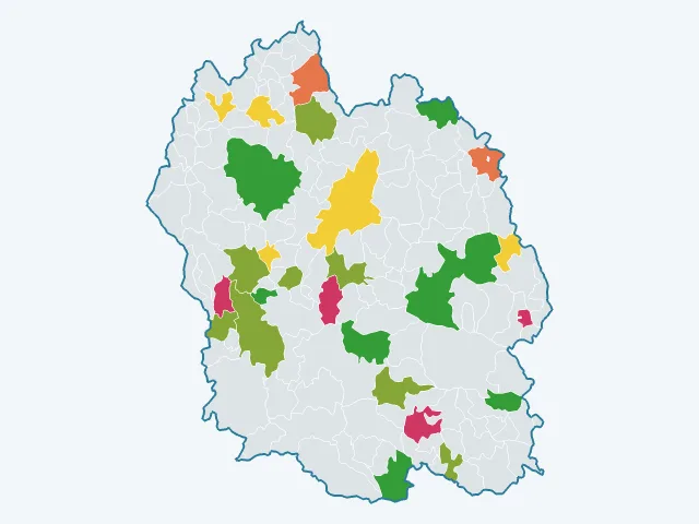 Carte des sports et loisirs dans la Lozère (48)