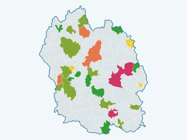 Carte de l'environnement dans la Lozère (48)