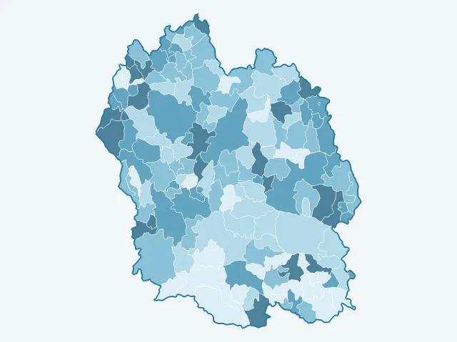 Carte du vote Éric Zemmour dans la Lozère (48)