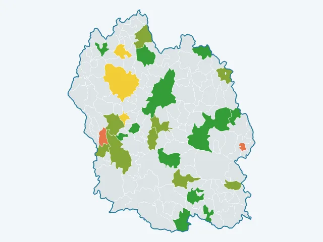 Carte du sentiment de sécurité dans la Lozère (48)