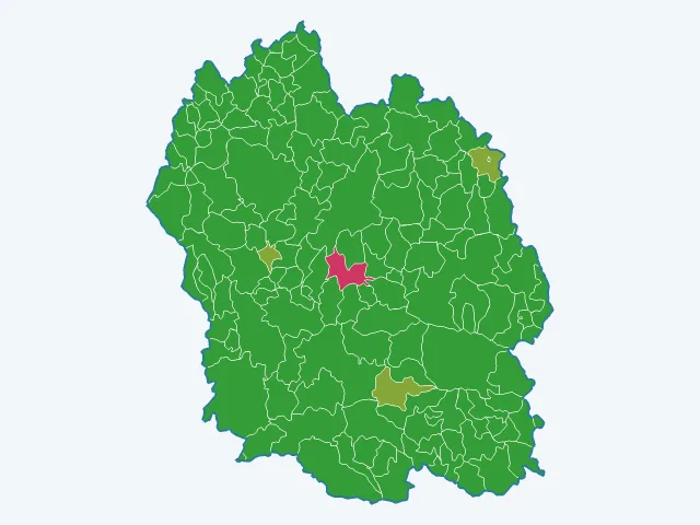 Carte des infractions liées aux stupéfiants dans la Lozère (48)