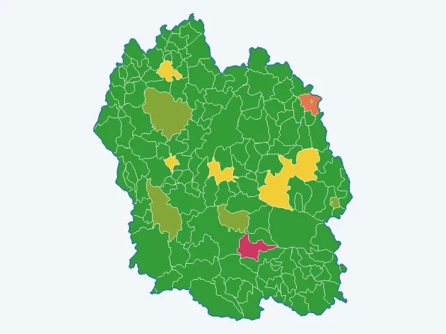 Carte des vols et dégradations dans la Lozère (48)