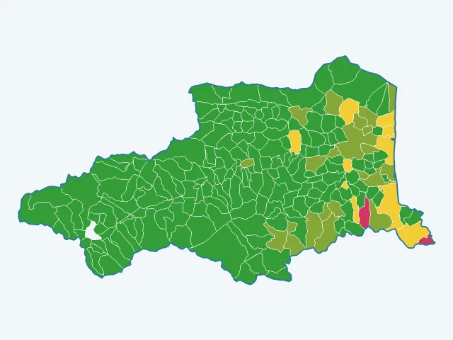 Carte des cambriolages dans les Pyrénées-Orientales (66)