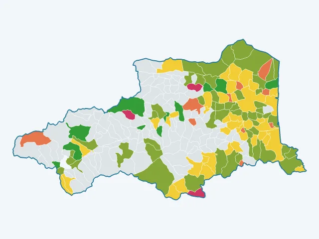 Carte de la satisfaction des habitants dans les Pyrénées-Orientales (66)