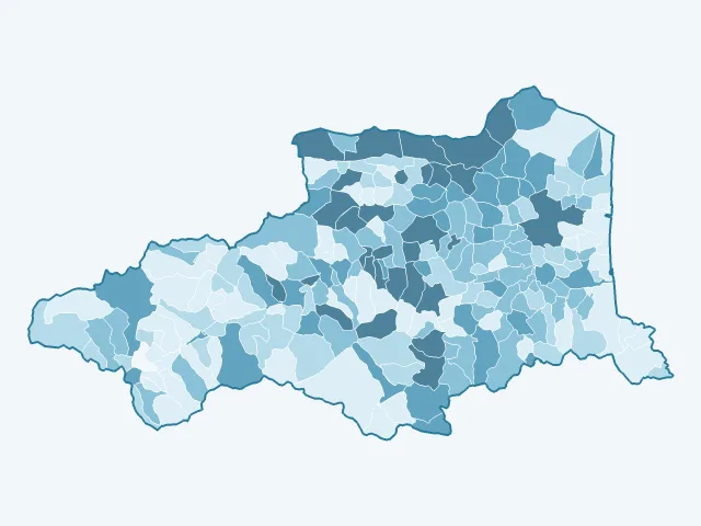 Carte des logements vacants dans les Pyrénées-Orientales (66)