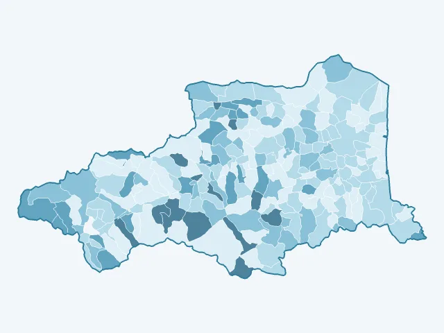 Carte du vote Anne Hidalgo dans les Pyrénées-Orientales (66)
