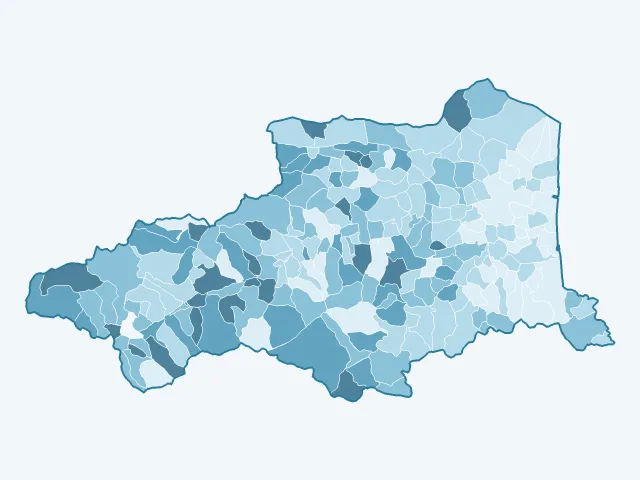 Carte du vote Jean Lassalle dans les Pyrénées-Orientales (66)