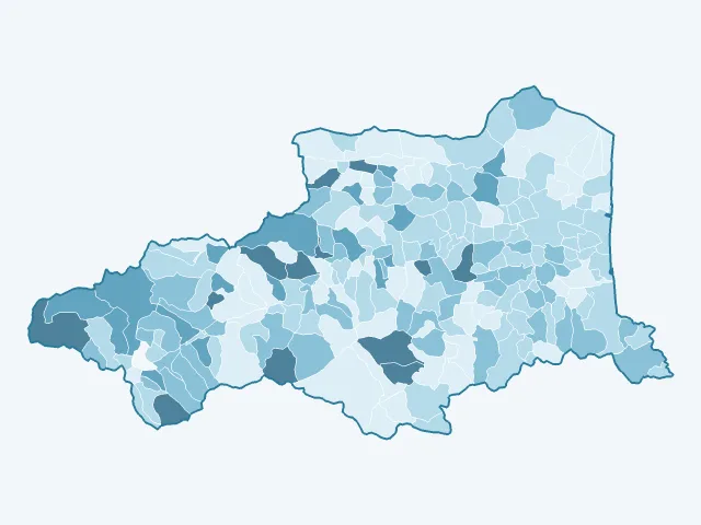 Carte du vote Yannick Jadot dans les Pyrénées-Orientales (66)
