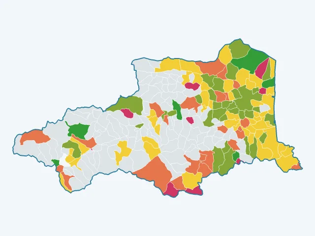 Carte de la vie pratique dans les Pyrénées-Orientales (66)
