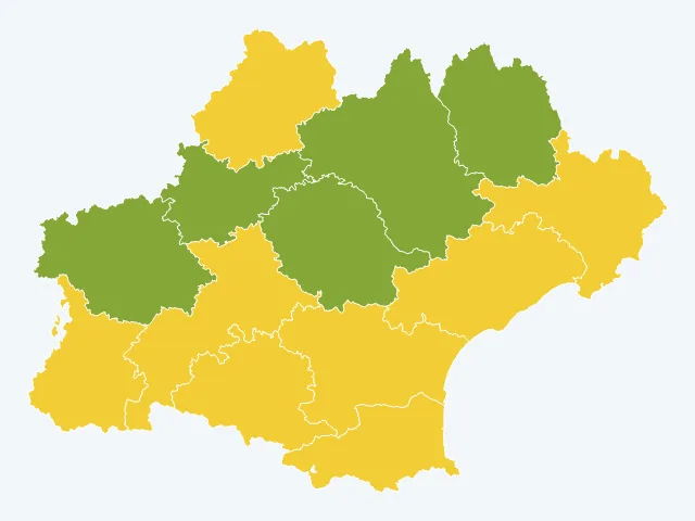 Carte du sentiment de sécurité en Occitanie
