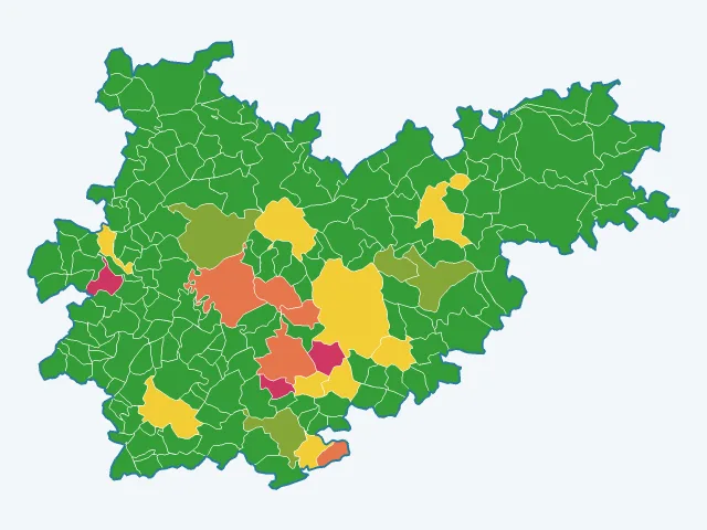 Carte des cambriolages dans le Tarn-et-Garonne (82)
