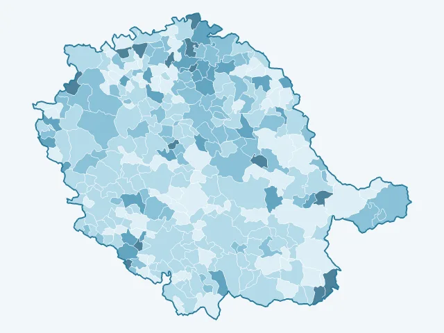 Carte du vote Fabien Roussel dans le Tarn (81)
