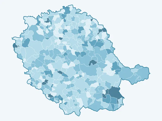 Carte du vote Nicolas Dupont-Aignan dans le Tarn (81)