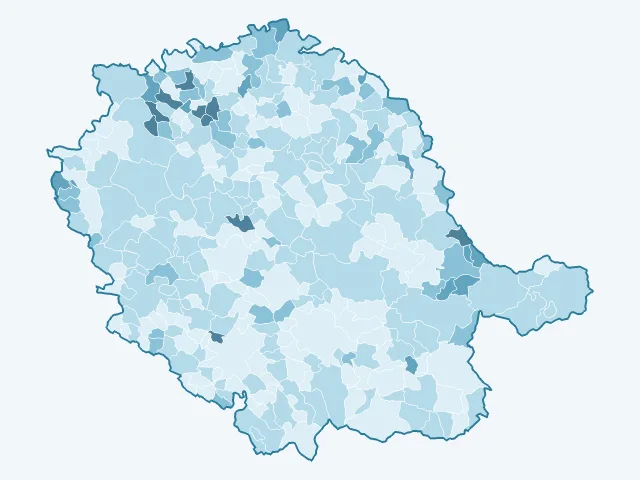 Carte du vote Philippe Poutou dans le Tarn (81)