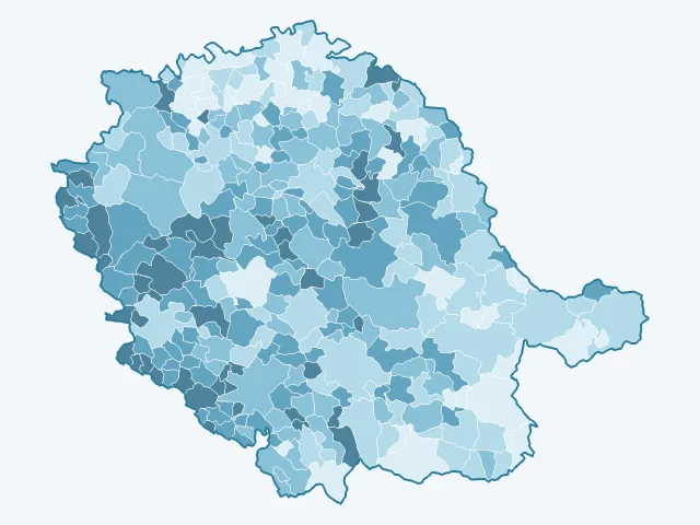 Carte de la population active dans le Tarn (81)
