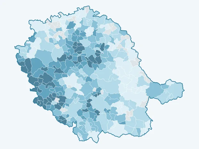 Carte du revenu moyen dans le Tarn (81)