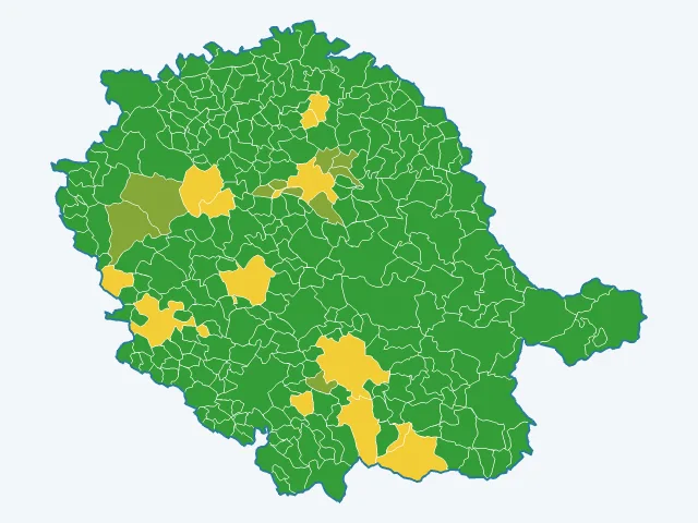 Carte de l'indice de tranquillité dans le Tarn (81)