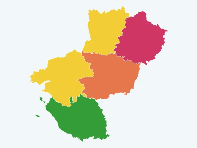 Carte des agressions physiques et sexuelles dans les Pays de la Loire