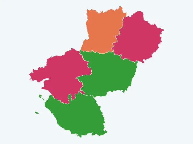 Carte des cambriolages dans les Pays de la Loire