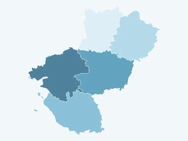 Carte des loyers dans les Pays de la Loire
