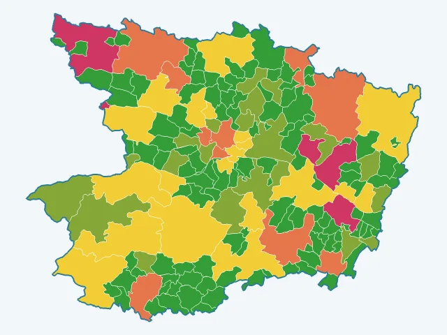 Carte des agressions physiques et sexuelles dans la Maine-et-Loire (49)