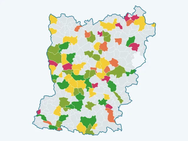 Carte des sports et loisirs dans la Mayenne (53)