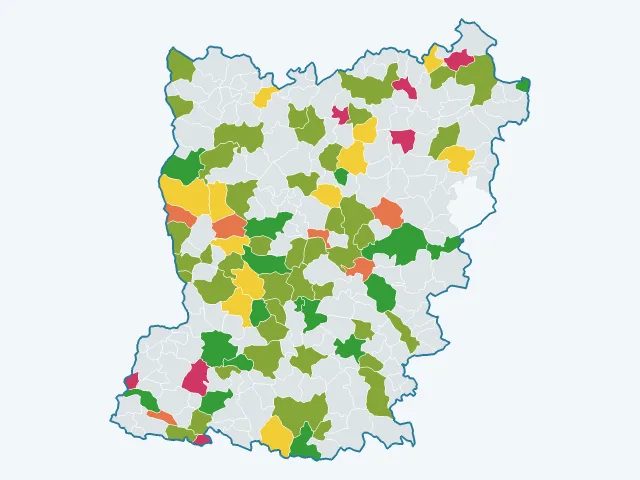 Carte de l'éducation et de la culture dans la Mayenne (53)