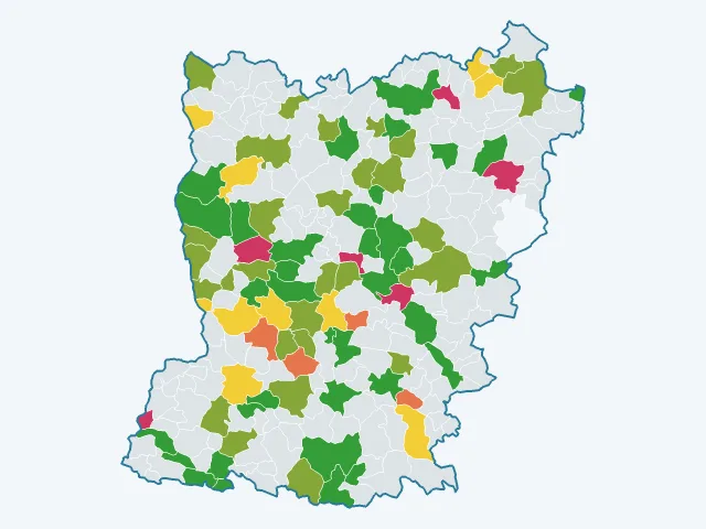 Carte de l'environnement dans la Mayenne (53)
