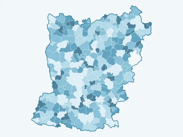 Carte des propriétaires dans la Mayenne (53)